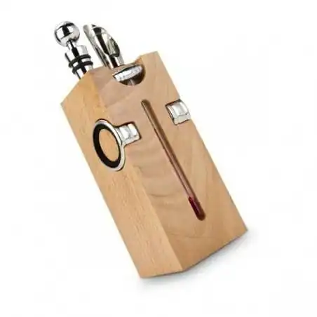 Wein Accessoires-Set Buche Block