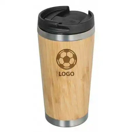 personaliserbarer Bambus Kaffee-Becher