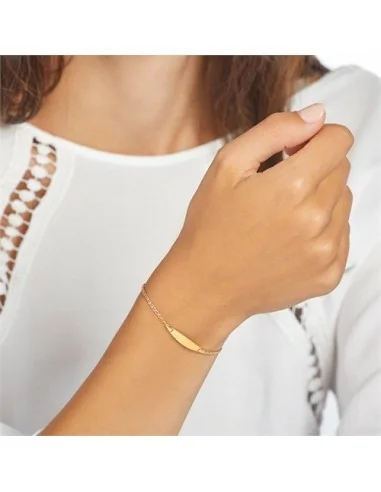 personalisierbares Armband aus 375er Gold