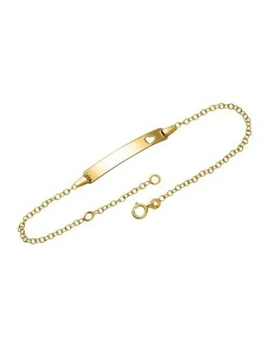 Armband aus 375er Gold mit Herz